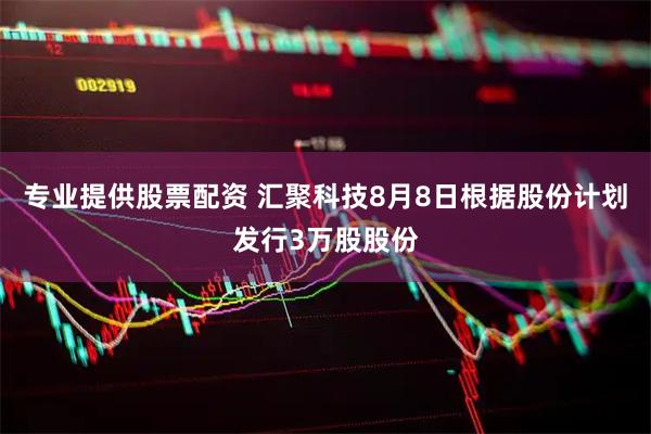 专业提供股票配资 汇聚科技8月8日根据股份计划发行3万股股份